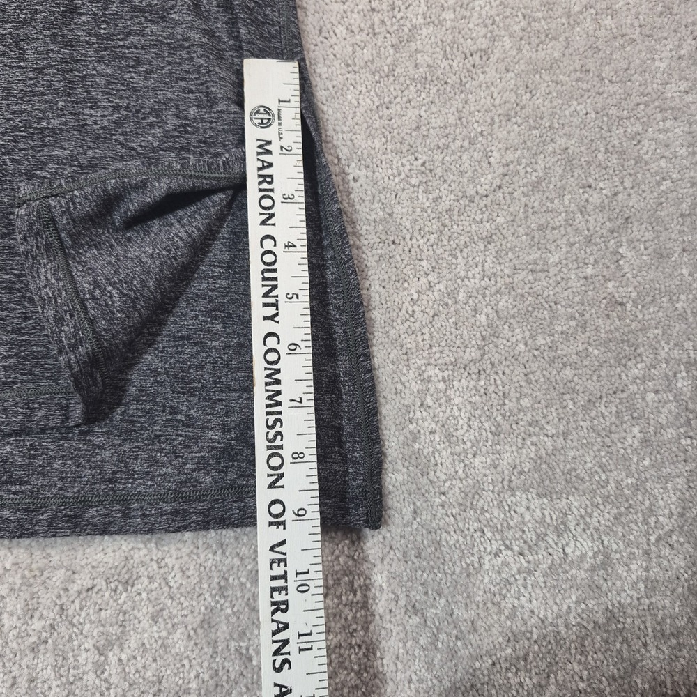 Lululemon "Dash To Class" Long Sleeve Top Women Gray Pullover V Neck Split Sides - Picture 5 of 13